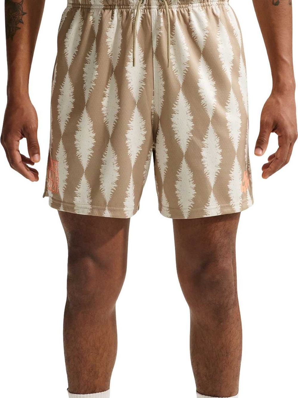 Tan and Cream GAthletic Shorts
